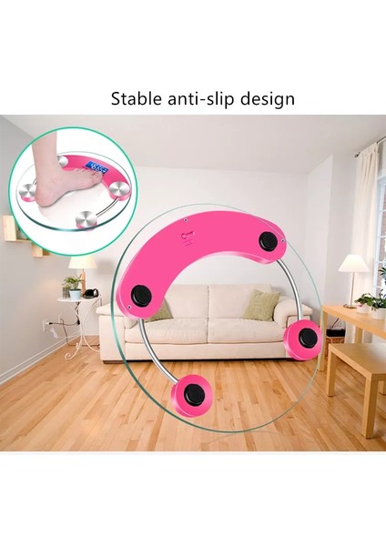 Çok Fonksiyonlu Akıllı Dijital Banyo Tartısı - Pembe (Yurt Dışından)