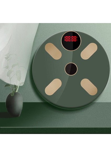 Çok Fonksiyonlu Akıllı Dijital Banyo Tartısı - Yeşil (Yurt Dışından)