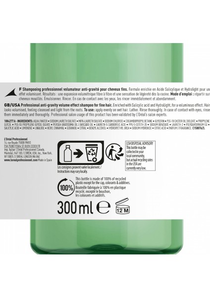 Volumetry Şampuan 300 ml