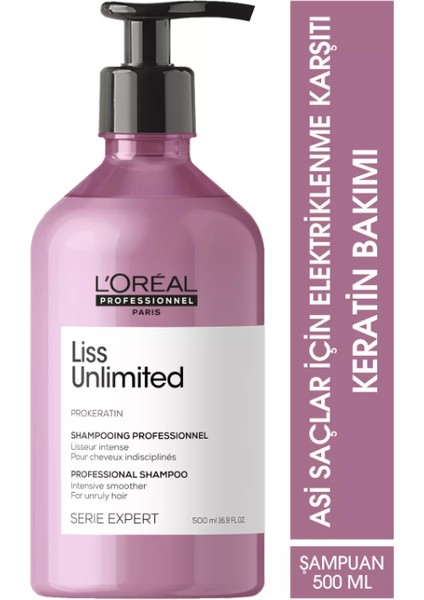 Liss Unlimited Smoothing Shampoo 500 ml fiyatları