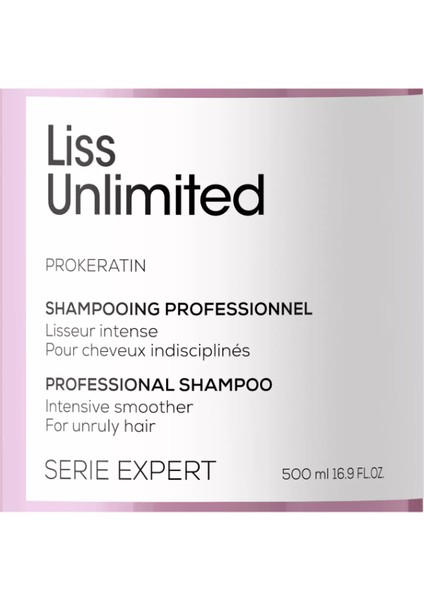 Liss Unlimited Smoothing Shampoo 500 ml modelleri