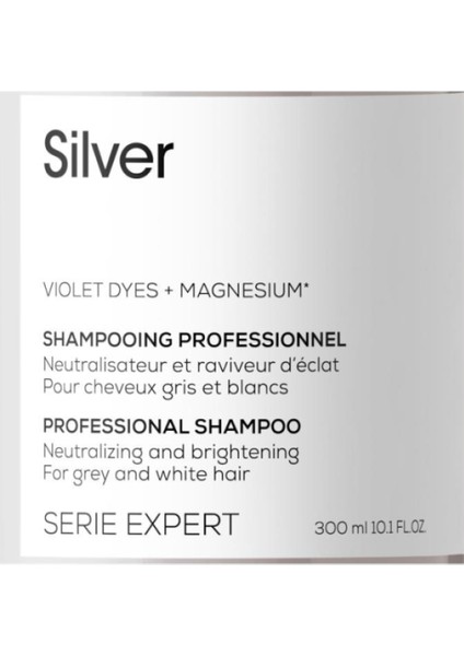 Silver For Light Toned Hair Shampoo 300 ml