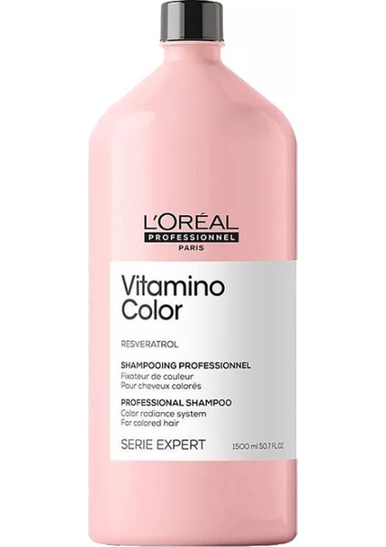 Serie Expert  Vitamino Color Boyalı Saçlar Için Renk Koruyucu Şampuan 1500 ml