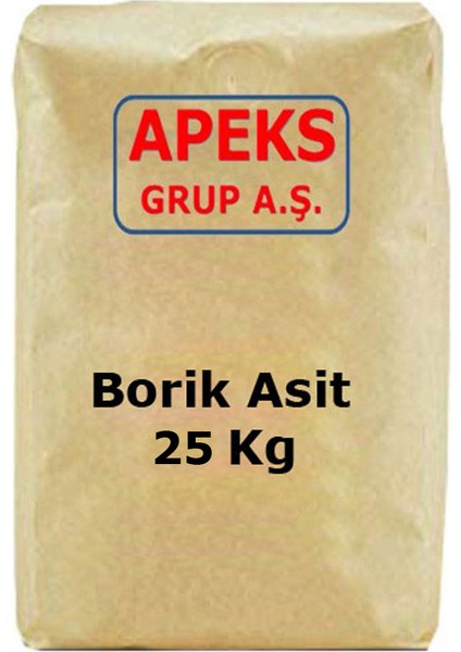 Borik Asit 25 Kg