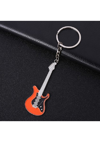 2 Adet Yaratıcı Gitar Keychain Metal Müzik Anahtarlık (Yurt Dışından) modelleri