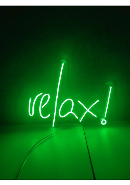 Relax Neon LED Tabela Dekoratif Aydınlatma