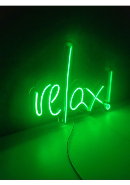 Relax Neon LED Tabela Dekoratif Aydınlatma