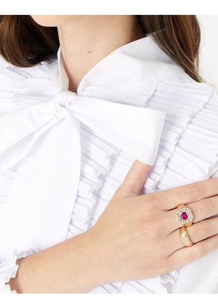 Dfg New Decadence Kalp Sikke Signet Yüzük Pembe fiyatları