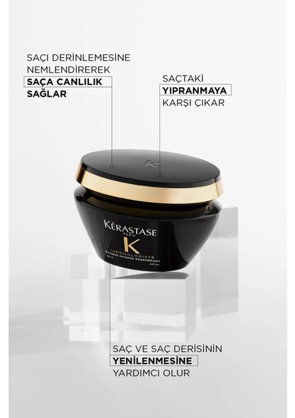 Kerastase Chronologiste Masque Intense Regenerant Yenileyici Saç Maskesi 200 Ml