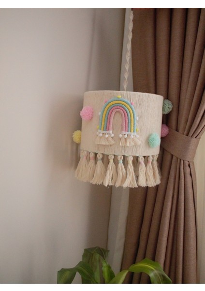 Makrome Gökkuşağı Avize Çocuk Odası fırsatları