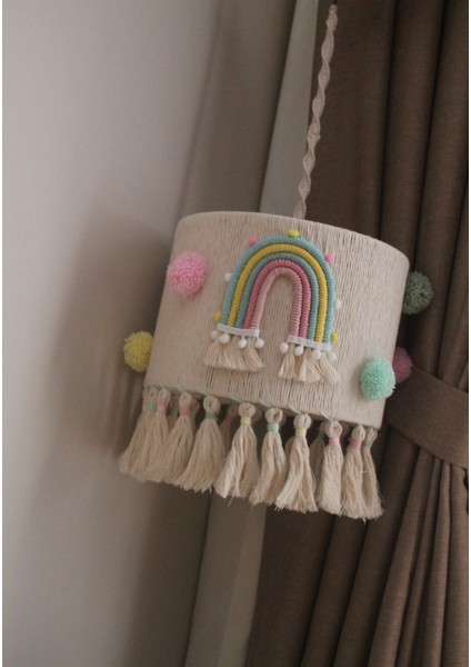 Makrome Gökkuşağı Avize Çocuk Odası indirimleri