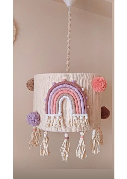 Makrome Çocuk Odası Aydınlatma Avize AVİZEHİ658432