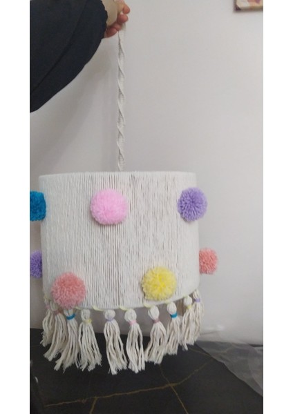 Renkli Makrome Bebek Çocuk Odası Aydınlatması Hi52 modelleri