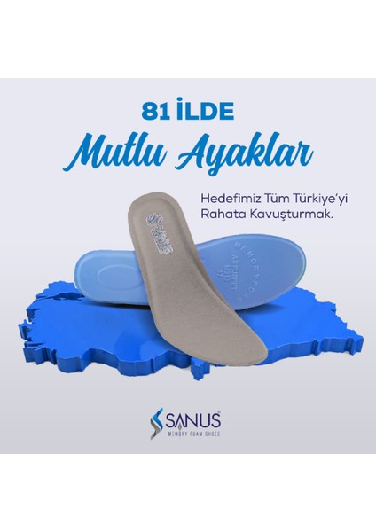 M300 Visco Memory Foam Günlük Unisex Gri Tabanlık