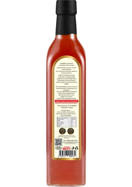 Gül Sirkesi 500 ml x 6 Adet Doğal Fermantasyon İçilebilir Katkısız Cam Şişe fırsatları