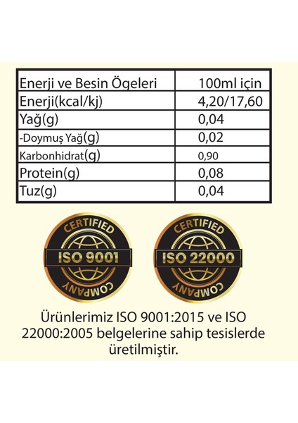 Hanzade Bitkisel Çam Kozalağı Sirkesi 500 ml Doğal Fermantasyon İçilebilir Katkısız Cam Şişe