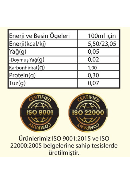 Hanzade Bitkisel Zencefilli Alıç Sirkesi 500 ml Doğal Fermantasyon İçilebilir Katkısız Cam Şişe