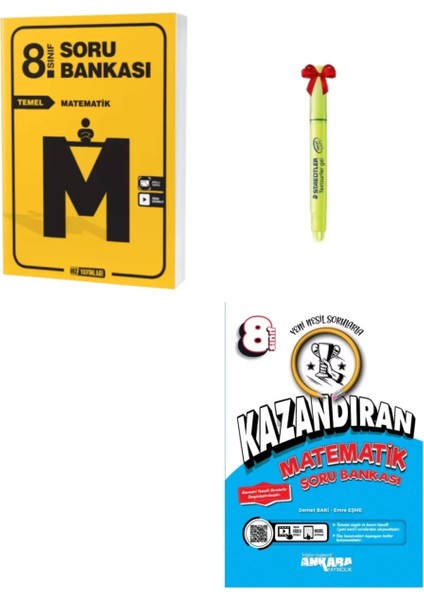 LGS 8.sınıf Temel Matematik ve Kazandıran Matematik Soru Bankası