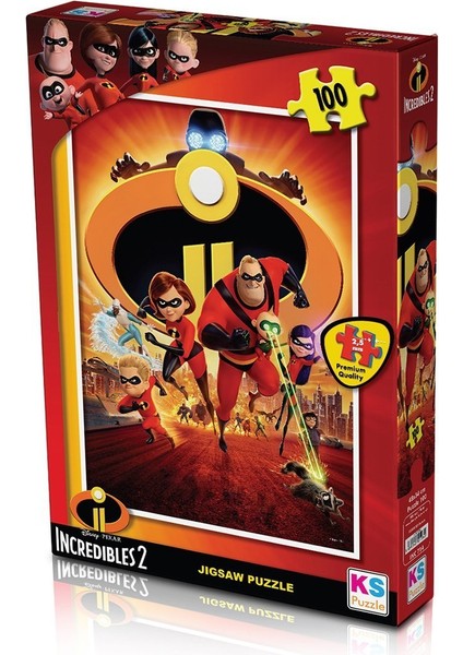 INC714 Ks Incredibles / 100 Parça Puzzle