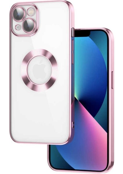 iPhone 13 Kılıf Köşeleri Renkli Şeffaf Kamera Korumalı Silikon Luxury Kapak
