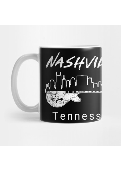 Souvenir Nashville Tn Guitar Country Music Nashville Kupa Bardak