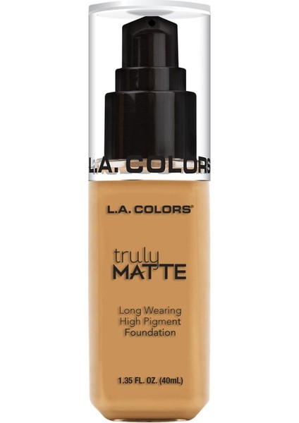 La Colors Truly Matte Fondöten-Golden Beıge 40ML