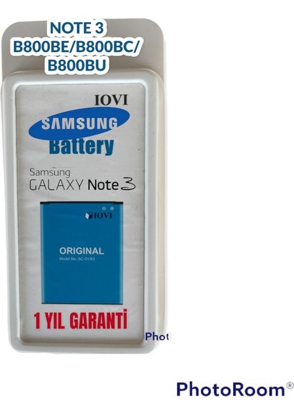 Samsung Galaxy Note 3 N9000 Batarya EB-B800BEBECWW Yüksek Performans