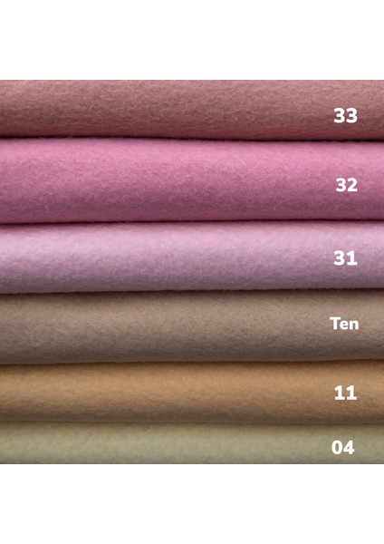 Ince Yumuşa Keçe 100*50 cm 6 Farklı Renk