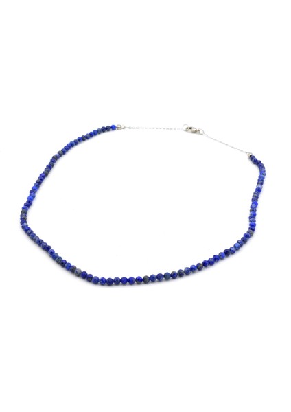 Faset Kesim Doğal Lapis Lazuli Kolye
