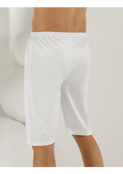 Penye Süprem Paçalı Boxer Beyaz - E018 fiyatları