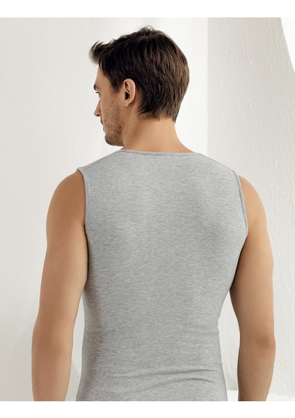 Sıfır Kollu V Yakalı Likralı Atlet - E078 fiyatları