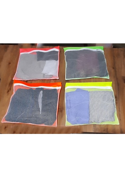 4'lü 4 Renk Bavul Içi Düzenleyici - Fermuarlı Valiz Organizeri modelleri