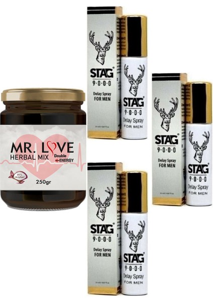 Mrlove Ginsengli 250 gr ve Spray 3 Adet