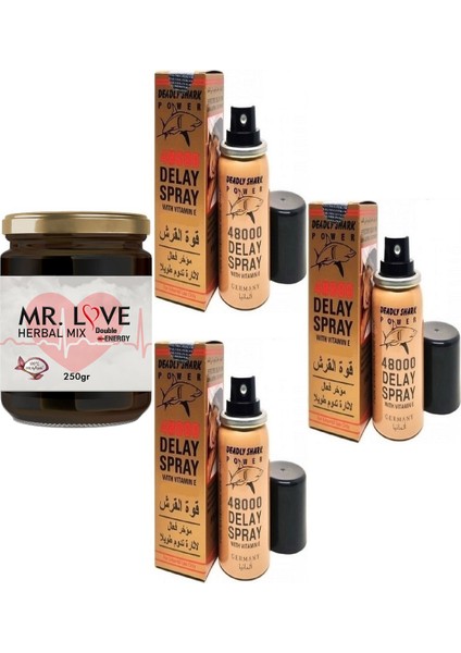 Mrlove Ginsengli 250 gr ve Spray 3 Adet