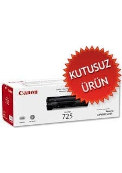 CRG-725 Siyah Toner Kutusuz LBP6000 LBP6030 MF3010 (A)