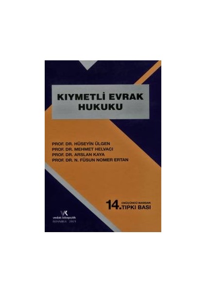 kıymetli Evrak Hukuku