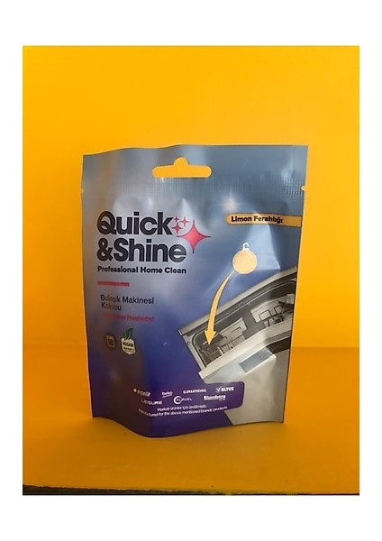 Quick & Shine Bulaşık Makinesi Kokusu Limon