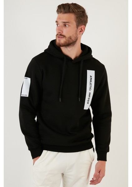 Regular Fit Kapüşonlu Pamuklu İçi Tüylü Yumuşak Şardonlu Sweat Erkek SWEAT 5905324