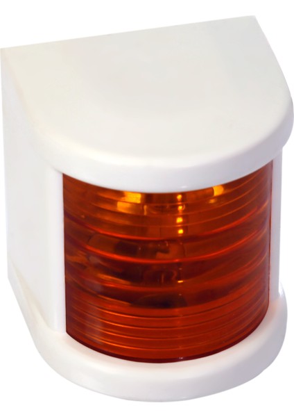 12V Ledli Küçük Iskele Feneri (Siyah - Beyaz Kasa)