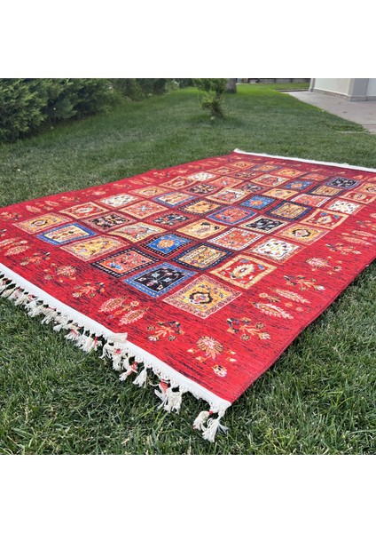 Şal 10650 Fırsat Etnik Desenli Modern Kilim fırsatları
