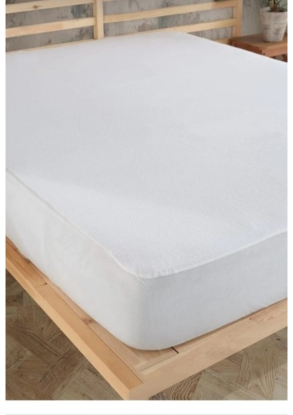 Pamuklu 120 x 200 cm Ölçüsünde Fıtted Sıvı Geçirmez Alez Yatak Koruyucu Tulum