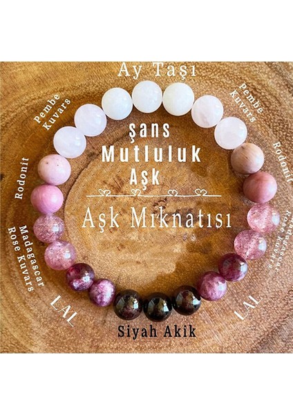 Sertifikalı Aşk ve Şans Mıknatısı Bilekliği