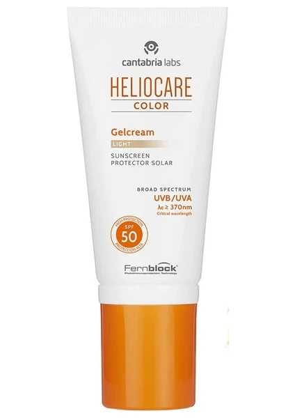 Color Gelcream Light Renkli Güneş Kremi Spf 50 50 ml