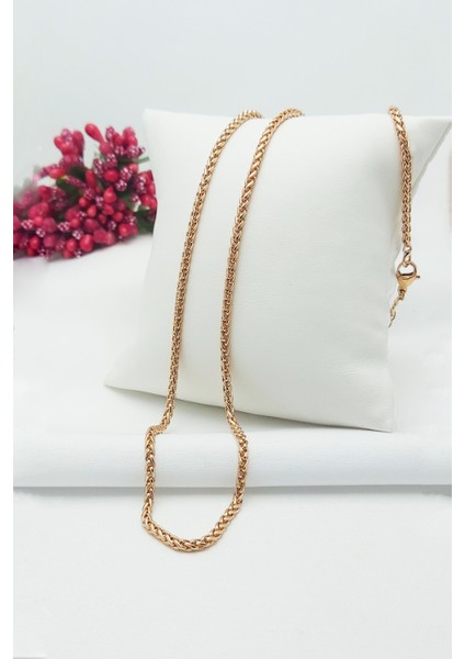 Rose Altın Kaplama Xuping Vip Seri Uzun Zincir Kolye 58CM fiyatları