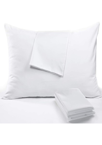 Eco Pro Sıvı Geçirmez Micro Fiber Yastık Alezi Koruyucu 50X70 Aile Seti- Pillow Protector Cover 4'lü