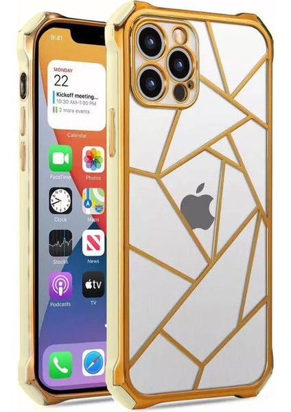 iPhone 13 Pro Kılıf Lazer Prizma Kamera Korumalı Kapak