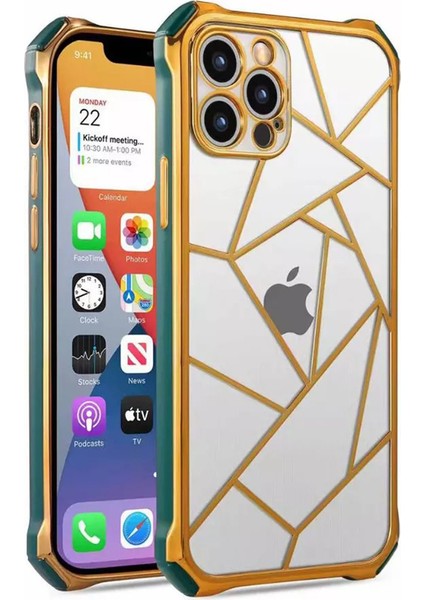iPhone 11 Pro Max Kılıf Lazer Prizma Kamera Korumalı Kapak