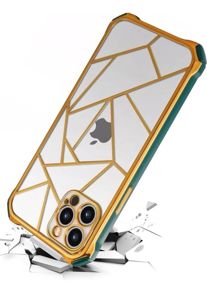 iPhone 11 Pro Max Kılıf Lazer Prizma Kamera Korumalı Kapak