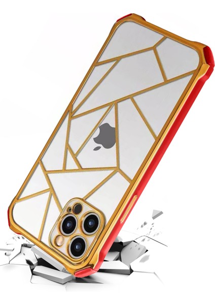 iPhone 11 Pro Max Kılıf Lazer Prizma Kamera Korumalı Kapak
