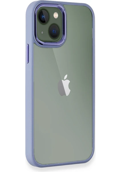 iPhone 13 Kılıf Luna Lens Kamera Çerçeveli Silikon Kapak